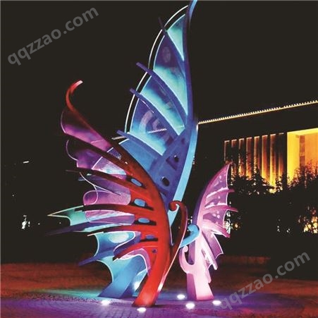 三叶梅花灯 现代雕塑艺术灯 庭院造型灯 