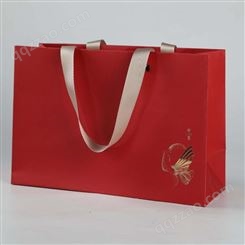 白卡纸手提纸袋企业宣传礼品包装袋袋logo