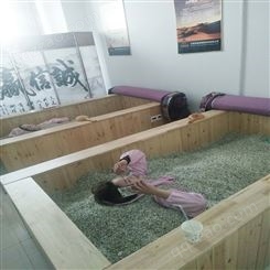 沙疗床厂家加工设备 汗蒸房安装盐疗床 沙疗床承建