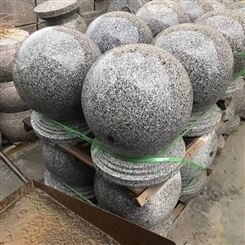 鑫华石材现货销售优质芝麻黑直径40圆球