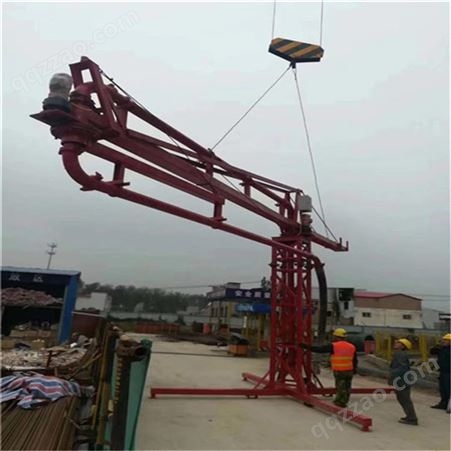 碧桂园项目 18米电动框架式混凝土布料机 鸣瑞管业支持定制 现货供应
