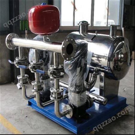 厂家定制无负压变频供水设备   小区恒压给水机组  304不锈钢稳压罐