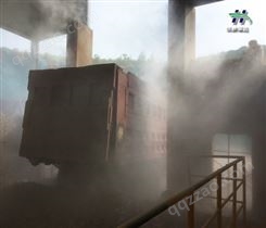 昆明供应水雾喷雾降尘设备定制 砂石厂除尘雾喷机 2020雾森