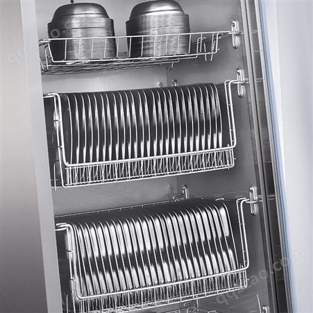 邦祥消毒柜RTP600F商用热风循环消毒柜 学校食堂不锈钢分餐盘保洁柜