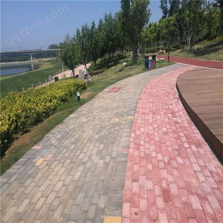 郑州建菱公园广场市政地面陶瓷透水砖生产厂家支持批发定制