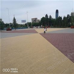 河南建菱公园广场地面陶瓷透水砖生产厂家种类多样
