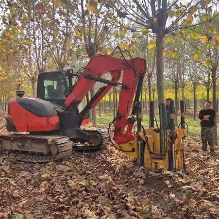 艾立克 大型 绿化工程 履带式苗圃移栽挖树机 wsj-60型