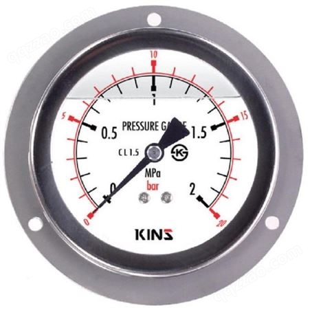 韩国KINS进口100mm耐震压力表型号SS-3074
