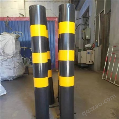 达安 防撞钢管警示柱 型号1.2*76路边防护铁立柱厂家批发