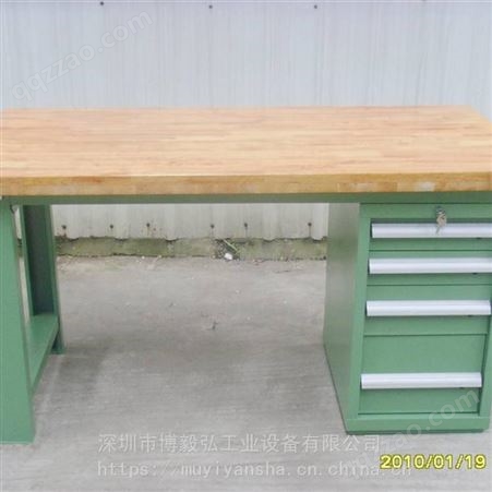 BYH-JM030重型钳工工作台桌操作打包台实木车间装配桌维修台