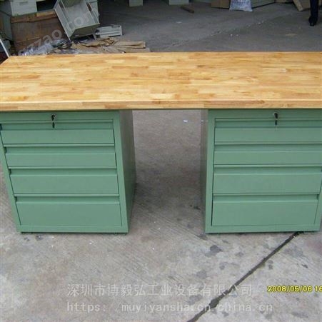 重型钳工工作台桌操作打包台实木车间装配桌维修台