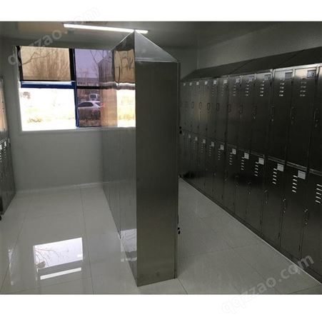 天津生产定制不锈钢带密码更衣柜-带锁置物柜生产厂家GOFO