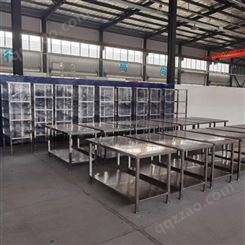 天津不锈钢工作台生产厂家定做食品厂用不锈钢工作台_工厂用201操作台--GOFO