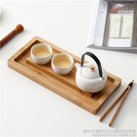 佳润CJY-201B 陶瓷家用泡茶器送礼整套茶壶茶杯茶盘礼盒套装
