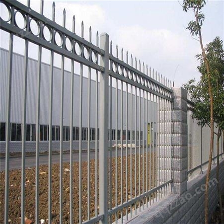 锌钢护栏 学校栅栏 铁艺围墙护栏 森恒厂