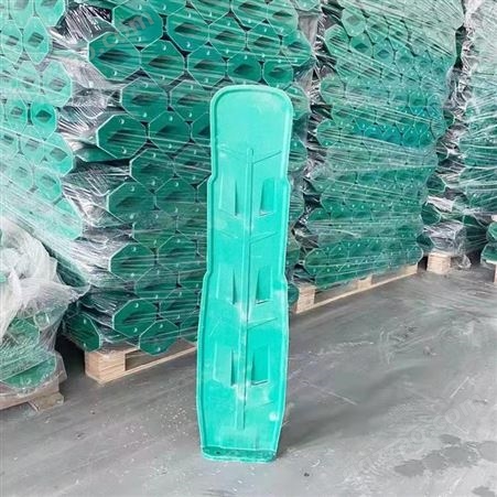 双信 绿色玻璃钢防眩板 玻璃钢公路防眩板