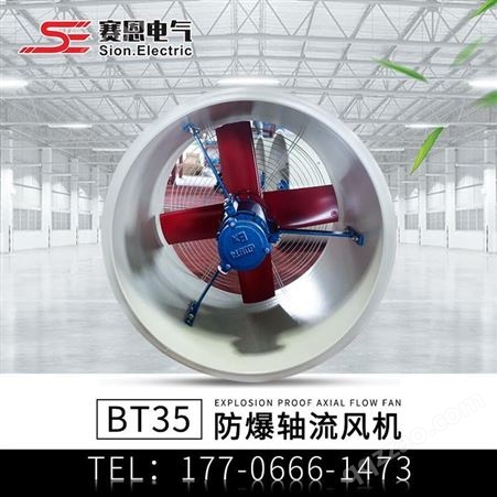 赛恩电气 BT35-II-3.55型低噪声壁式轴流风机