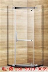 珠海简易淋浴房华丽雅设计 浴室分隔 扇形简易淋浴房定制安装
