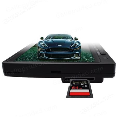 远驰视讯/gallopvideo 录像显示器 DVR录像显示器SD卡存储AHD1080P拍照监视器安检汽车底盘探测仪用