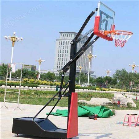 沧州冠龙体育 可升降篮球架价格 移动训练篮球架手动调节 欢迎