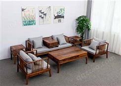 新中式胡桃木实木沙发 新中式沙发图片大全 新中式家具沙发 新中