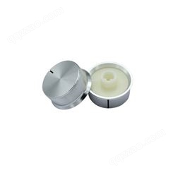 铝合金帽型旋钮28.9*10银色直身梅花孔温控器制氧机流量调节旋钮帽X76