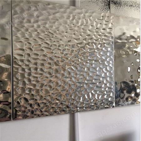 沐晟钢业不锈钢流动水波纹板 金属冲压水波纹板 适用于不锈钢幕墙装饰