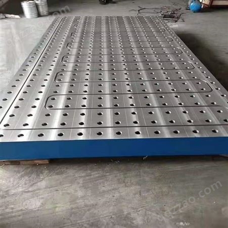 装配平台 铸铁装配平台2x3米 装配T型槽平台重型 2x3装配平板 铸铁平板
