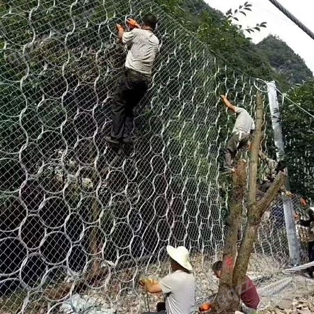 斜坡防落石护栏网 汉龙达 防护工程