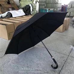 雨伞订做长柄雨伞 弯把广告伞定制工厂