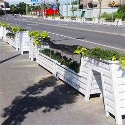 道路高跟鞋花箱 铝合金组合式花槽 景观绿化摆放移动花盆可定制