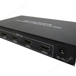 HDMI画面分割器 高清四画面分割器 富尼通视频画面分割器