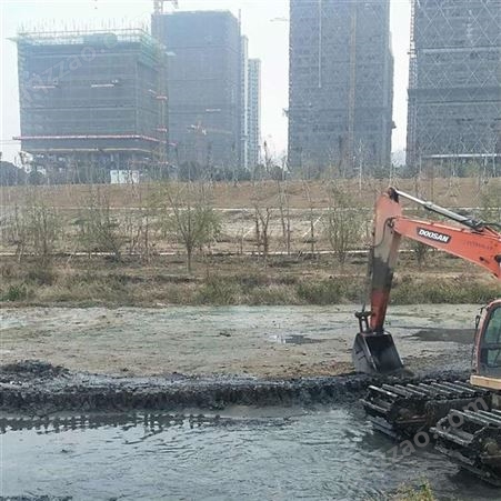 河道清淤挖掘机出租 怒江水上挖机出租服务