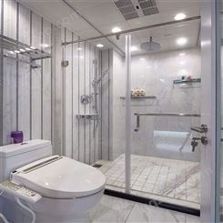 简易淋浴房 整体卫浴浴室 亚克力卫生间洗澡间酒店工地都可适用