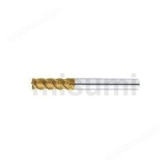 型号 米思米 TS涂层硬质合金平头型立铣刀 4刃/45゜螺旋角/SR刃长型 TSC-HEM4SR3