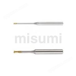 型号 米思米 TS涂层硬质合金圆弧角型立铣刀 4刃/长颈型 TSC-CR-PEM4LB1-3-R0.05