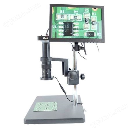 PDOK视频显微镜200倍放大高清电子显微镜接电脑CCD光学高倍数放大镜维修用工业100倍