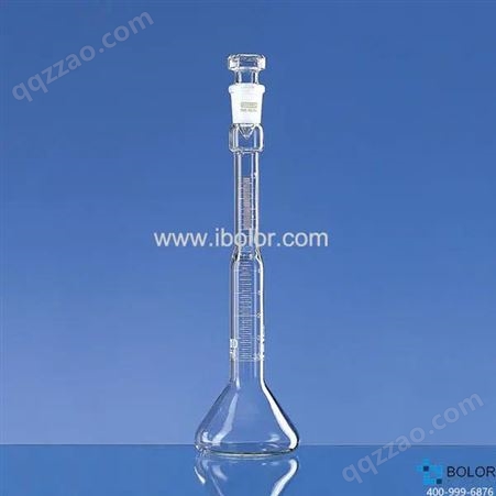 容量瓶，SILBERBRAND，Boro 3.3 玻璃瓶塞，19/26，100ml，适用于含油量检测 365538