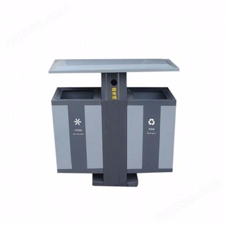 西安垃圾桶厂家 供应不锈钢四分类垃圾桶 户外钢制环保垃圾桶 可定制