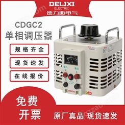 德力西 系列单相接触调压器 TDGC2-3000W 220V 500w调压器 批发厂家