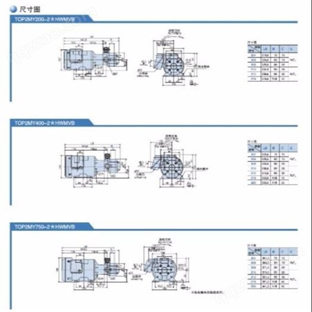 供应日本NOP油泵配电机TOP-2MY200-206HWMVB日本NOP供应