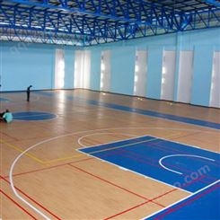 实木运动地板篮球馆专用AB级单龙骨防潮枫桦木 佰速