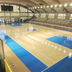 篮球馆运动木地板乒乓球防潮比赛场地专用AB级佰速