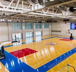 篮球馆训练运动木地板防滑网球场单龙骨佰速