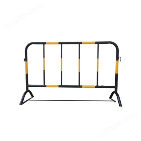 道路防障 临时隔离分流铁马护栏 黄黑色交通施工可移动护栏