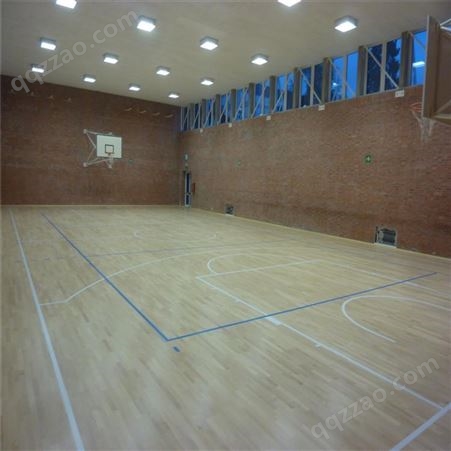 运动木地板儿童运动篮球馆单龙骨枫桦木AB级佰速