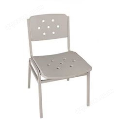 优美生产 营用学习椅子 餐椅灰白椅子 尺寸可定制