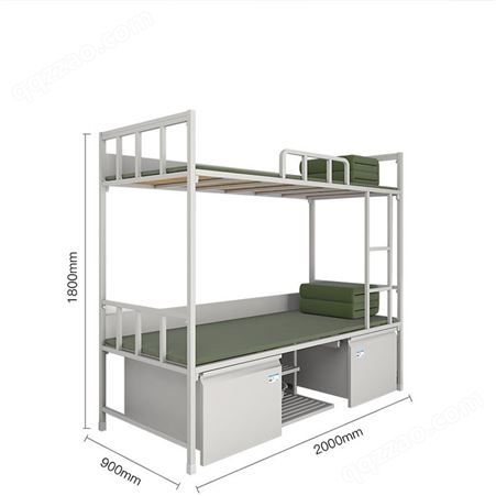 生产制式双层床 制式营具床 钢制双层床 上下铺铁床双层床 钢制上下床 公寓高低床