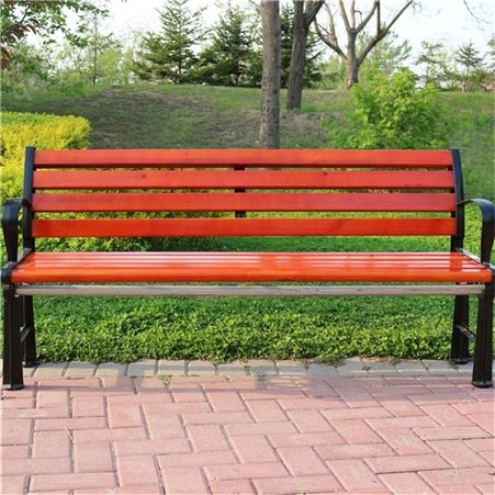 林静 美中国台湾休闲椅 木质公园椅 公园椅 铸铁休闲椅 广场椅 欢迎