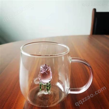海星造型果汁杯   玻璃奶茶杯  冷水杯   家用水杯  玻璃马克杯